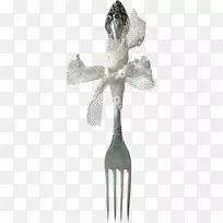 叉子匙餐具夹艺术叉子-空若网 叉子匙餐具夹艺术叉子-空若网