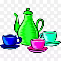 咖啡餐具茶壶夹艺术茶杯-空若网 咖啡餐具茶壶夹艺术茶杯-空若网