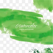 矢量绿色水彩装饰图案-空若网 矢量绿色水彩装饰图案-空若网