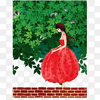 唯美插画-空若网 唯美插画-空若网