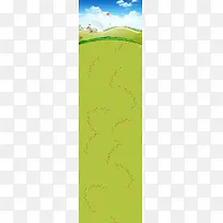 绿色卡通背景-空若网 绿色卡通背景-空若网