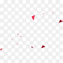 红色漂浮三角形海报-空若网 红色漂浮三角形海报-空若网