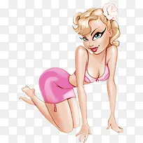 欧美美女剪影手绘欧美女孩图片-空若网 欧美美女剪影手绘欧美女孩图片-空若网