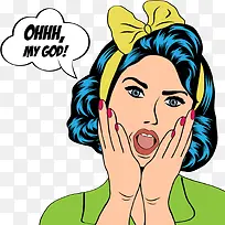 时尚女郎扁平化-空若网 时尚女郎扁平化-空若网