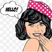 时尚女郎扁平化-空若网 时尚女郎扁平化-空若网