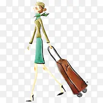 女性插画-空若网 女性插画-空若网