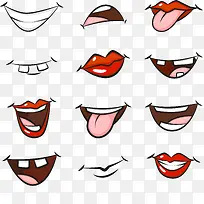 手绘性感嘴唇-空若网 手绘性感嘴唇-空若网