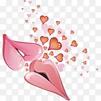 情侣嘴唇爱心七夕-空若网 情侣嘴唇爱心七夕-空若网