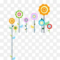 水彩卡通花朵-空若网 水彩卡通花朵-空若网