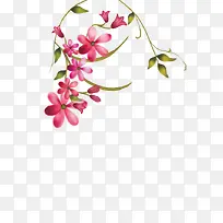 花枝花草水彩花朵-空若网 花枝花草水彩花朵-空若网