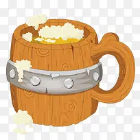 手绘木桶-空若网 手绘木桶-空若网