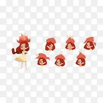 卡通小女孩-空若网 卡通小女孩-空若网