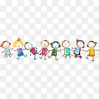 手拉手的儿童-空若网 手拉手的儿童-空若网