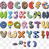 数字字母 卡通字母 海报字体-空若网 数字字母 卡通字母 海报字体-空若网