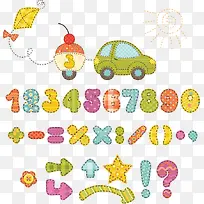 卡通数字-空若网 卡通数字-空若网