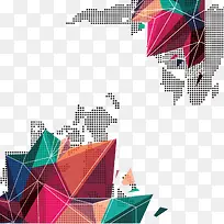 彩色不规则图形-空若网 彩色不规则图形-空若网