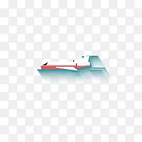 扁平化 阴影 飞机-空若网 扁平化 阴影 飞机-空若网