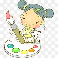 �ֻ�滭Ů��-������