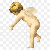 水彩绘画儿童天使翅膀-空若网 水彩绘画儿童天使翅膀-空若网