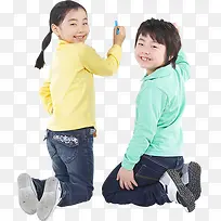 可爱儿童人物绘画-空若网 可爱儿童人物绘画-空若网