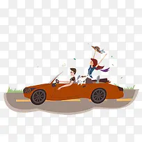 飙车中的男女-空若网 飙车中的男女-空若网