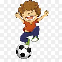 矢量黄头发卡通男孩-空若网 矢量黄头发卡通男孩-空若网