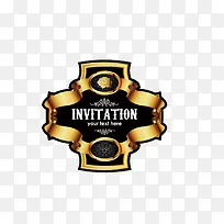 矢量质感金色标签-空若网 矢量质感金色标签-空若网