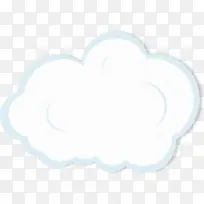 白色可爱云朵-空若网 白色可爱云朵-空若网