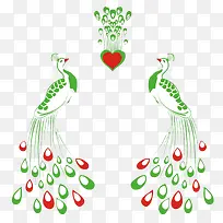 孔雀爱情创意素材-空若网 孔雀爱情创意素材-空若网