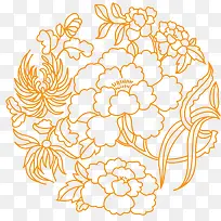 ��ɫ����Բ�α���-������