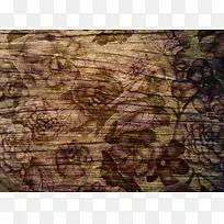 木板上的花朵背景-空若网 木板上的花朵背景-空若网