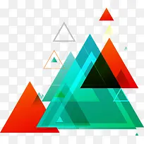 三角形炫彩背景-空若网 三角形炫彩背景-空若网