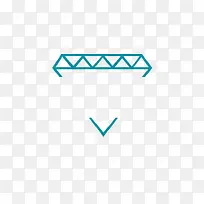 简约线条三角形框免费Png素材-空若网 简约线条三角形框免费Png素材-空若网