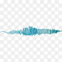 蓝色线条创意曲线矢量手绘素材-空若网 蓝色线条创意曲线矢量手绘素材-空若网