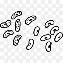 卡通手绘豆子-空若网 卡通手绘豆子-空若网