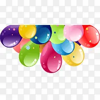 彩色缤纷气球素材-空若网 彩色缤纷气球素材-空若网