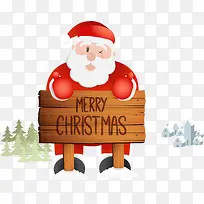 矢量手绘卡通圣诞老人-空若网 矢量手绘卡通圣诞老人-空若网