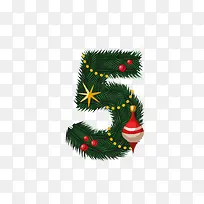 圣诞节数字5-空若网 圣诞节数字5-空若网