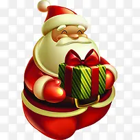 可爱微笑卡通圣诞老人-空若网 可爱微笑卡通圣诞老人-空若网