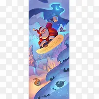 圣诞老人卡通动画-空若网 圣诞老人卡通动画-空若网