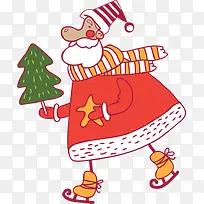 卡通圣诞老人-空若网 卡通圣诞老人-空若网