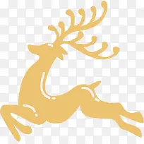 圣诞麋鹿矢量元素卡通手绘素材-空若网 圣诞麋鹿矢量元素卡通手绘素材-空若网