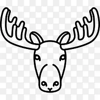 驯鹿图标-空若网 驯鹿图标-空若网