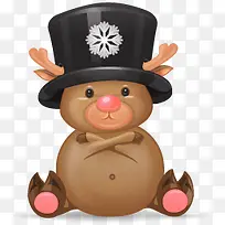 可爱的驯鹿图标-空若网 可爱的驯鹿图标-空若网