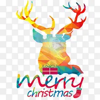 圣诞快乐驯鹿元素-空若网 圣诞快乐驯鹿元素-空若网