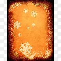 怀旧雪花背景边框-空若网 怀旧雪花背景边框-空若网