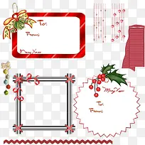圣诞标签边框-空若网 圣诞标签边框-空若网