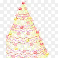 手绘彩色星星圣诞树-空若网 手绘彩色星星圣诞树-空若网