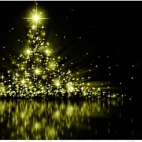 梦幻圣诞树背景-空若网 梦幻圣诞树背景-空若网