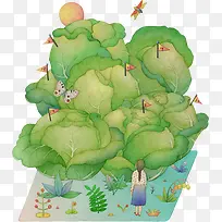 大公园插画-空若网 大公园插画-空若网